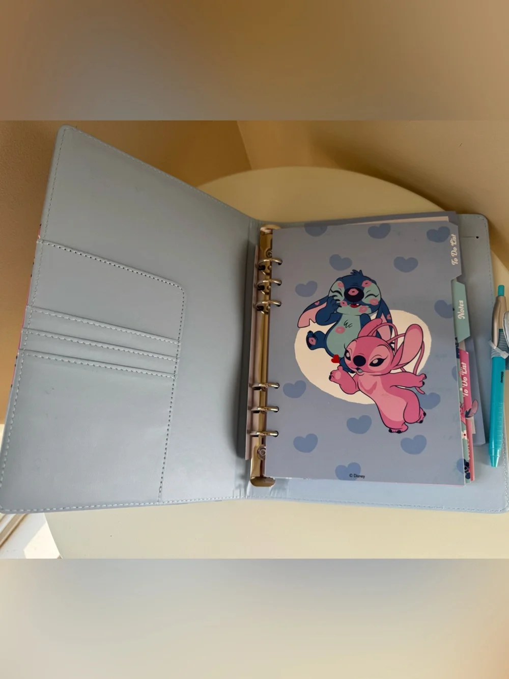 Disney Primark Stitch and Angel Notebook Binder